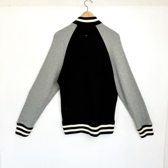Rag & Bone Arden Retro Varsity Button Up Jacket Large - Picture 5 of 10
